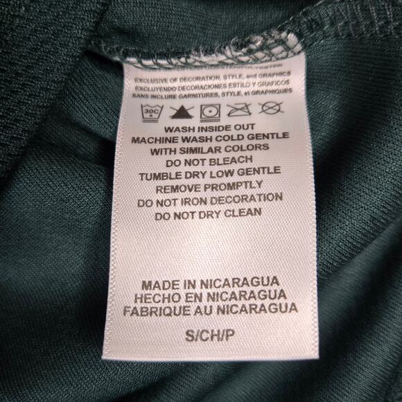 Chicago White Sox Jersey Mens Small Majestic Green V Neck Heat Transfer Logo - Picture 9 of 10